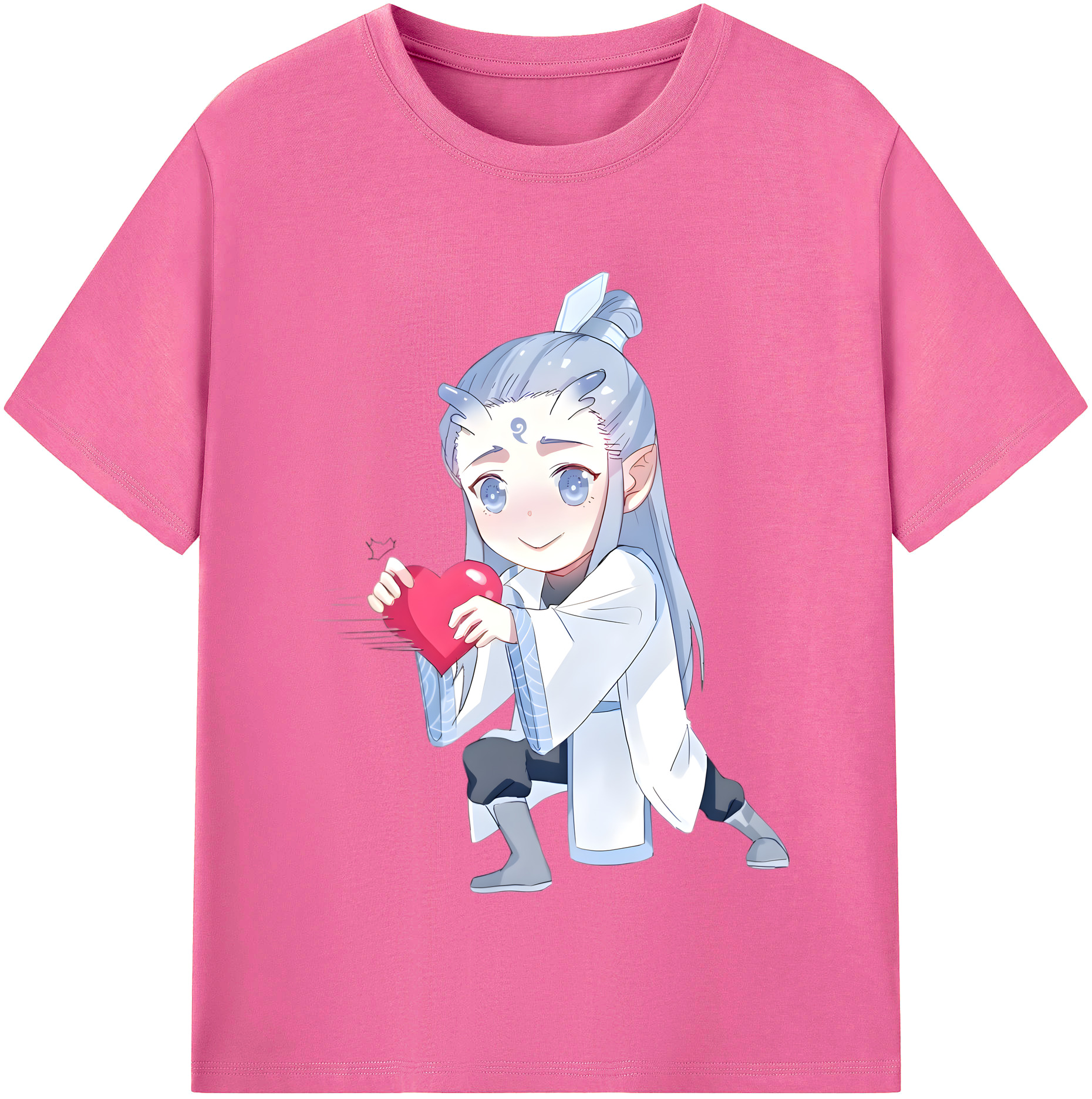（画像用） Ne Zha 2 ナタ 魔童の大暴れ レディースカジュアルプリントTシャツ（綿100％）